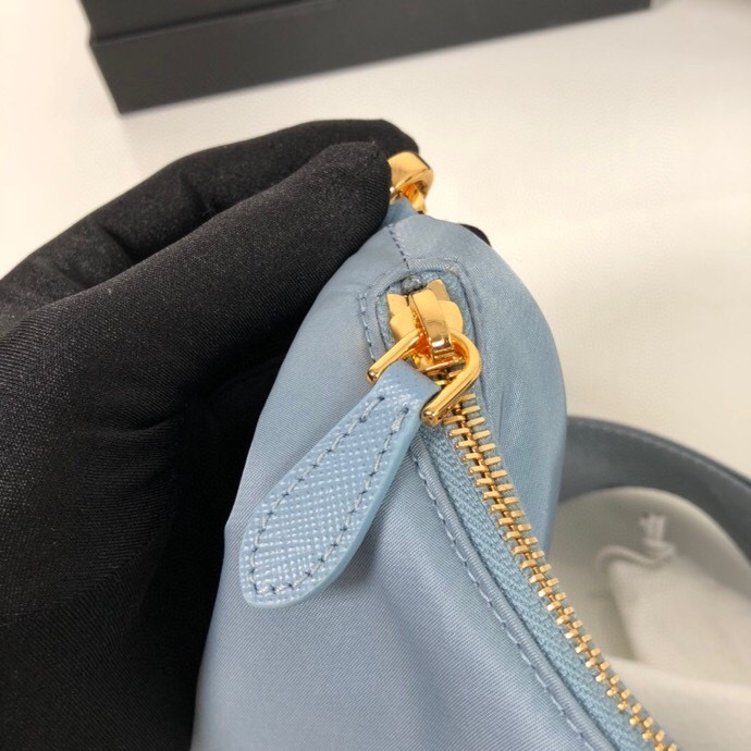 Prada Re-Edition 2005 Saffiano Bag Blue For Women, Women's Bags 8.6in/22cm 1BH204_NZV_F0ETB_V_V2M - Image 3