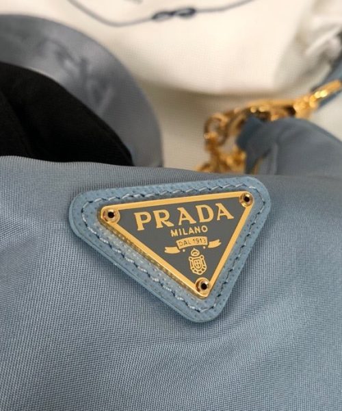 Prada Re-Edition 2005 Saffiano Bag Blue For Women, Women's Bags 8.6in/22cm 1BH204_NZV_F0ETB_V_V2M