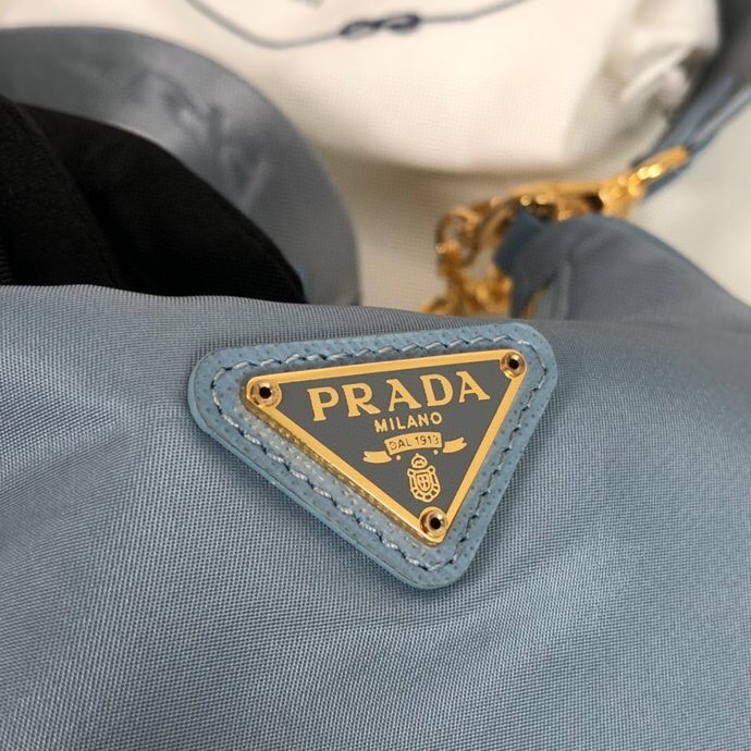 Prada Re-Edition 2005 Saffiano Bag Blue For Women, Women's Bags 8.6in/22cm 1BH204_NZV_F0ETB_V_V2M - Image 9