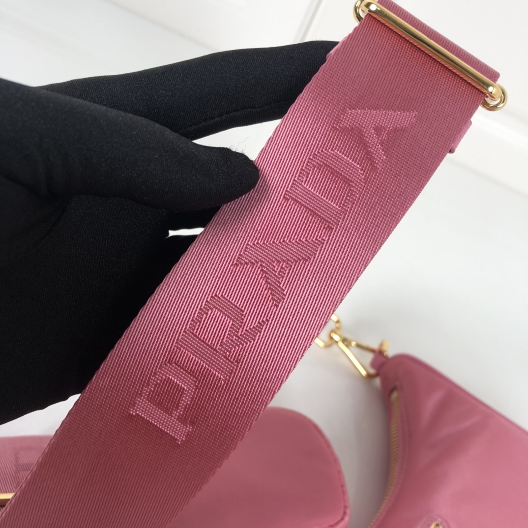 Prada Re-Edition 2005 Saffiano Bag Pink For Women, Women's Bags 8.6in/22cm 1BH204_NZV_F011S_V_V2M - Image 9