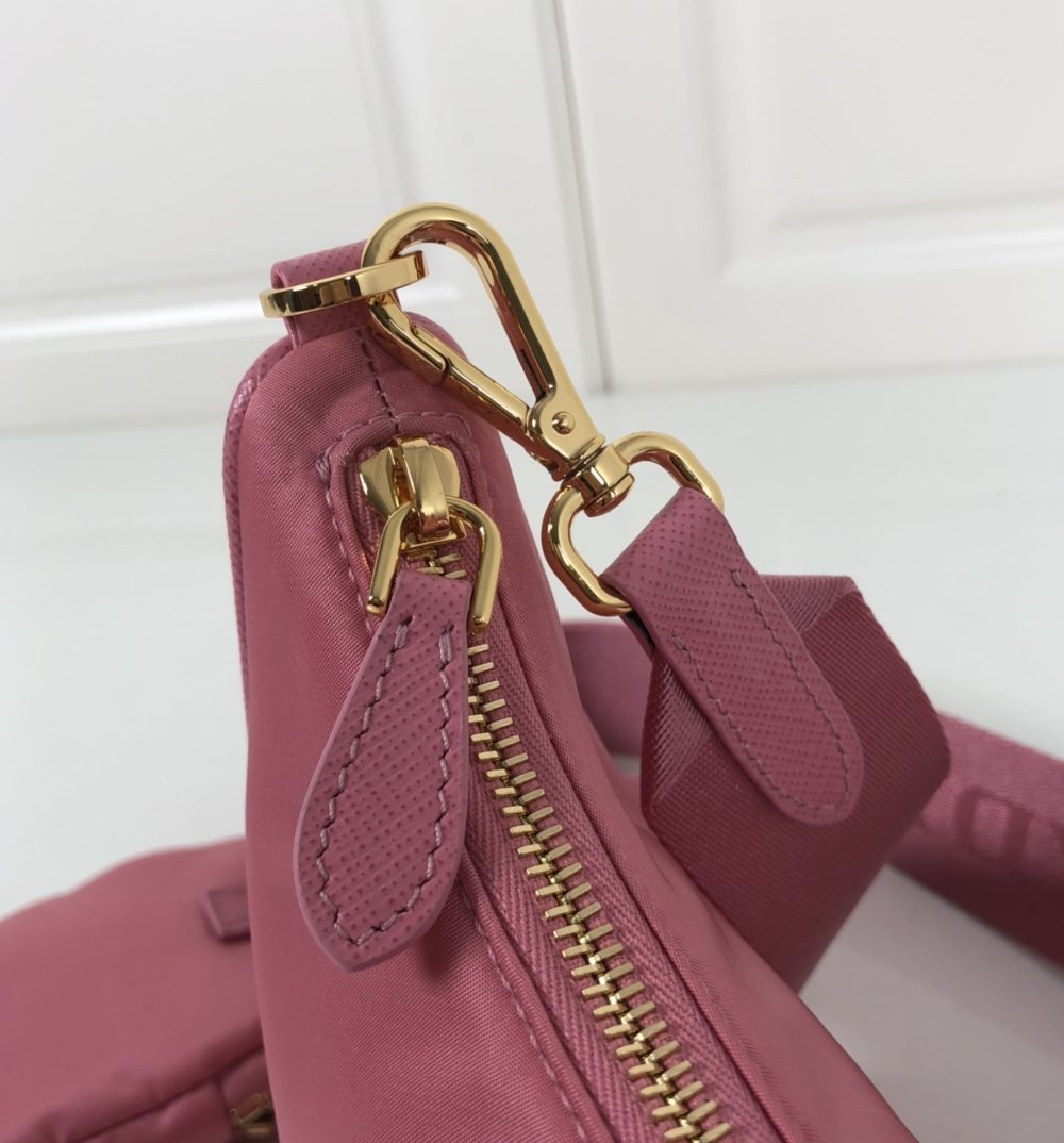 Prada Re-Edition 2005 Saffiano Bag Pink For Women, Women's Bags 8.6in/22cm 1BH204_NZV_F011S_V_V2M