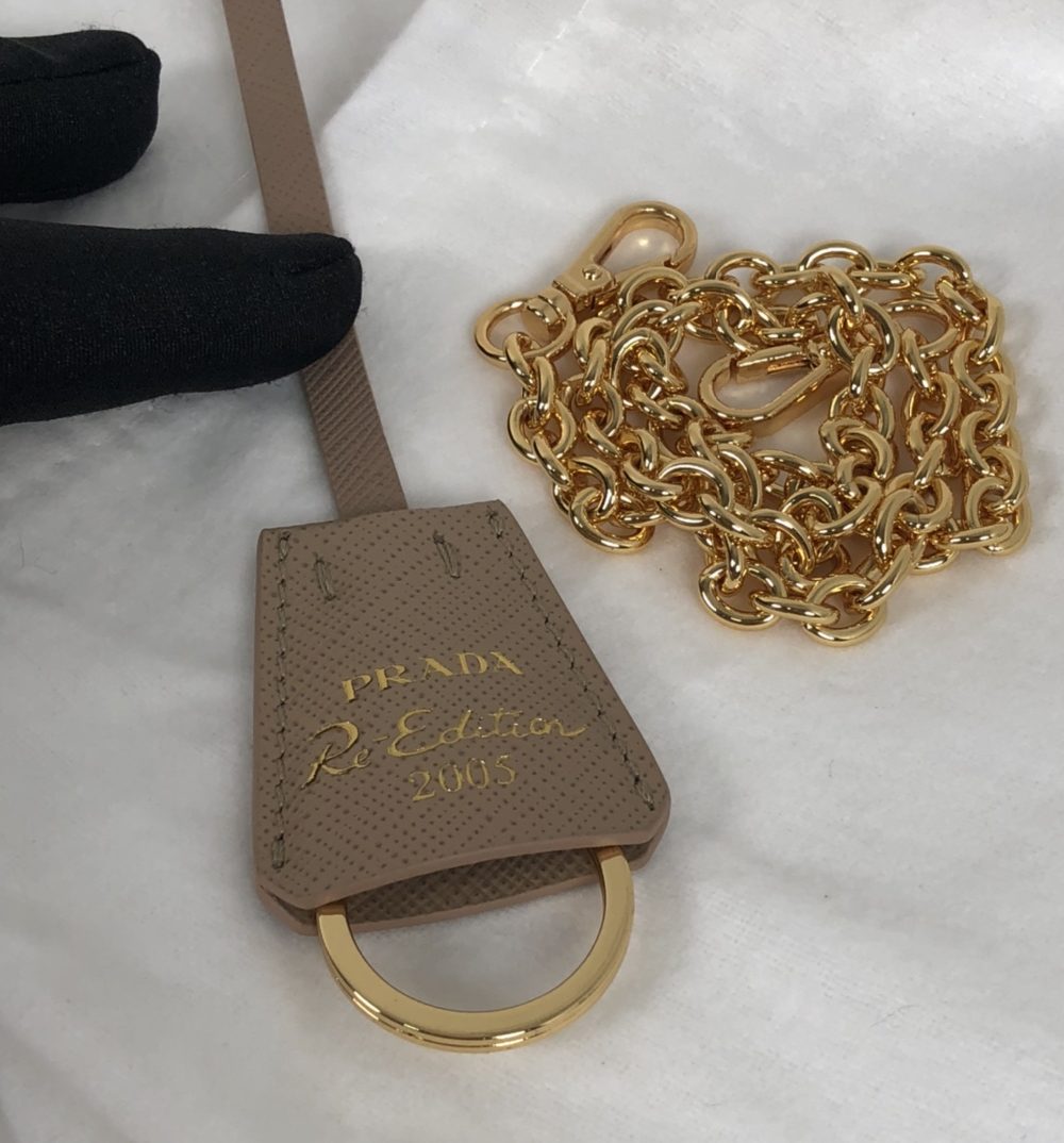 Prada Re-Edition 2005 Saffiano Bag Pink For Women, Women's Bags 8.6in/22cm 1BH204_NZV_F011S_V_V2M