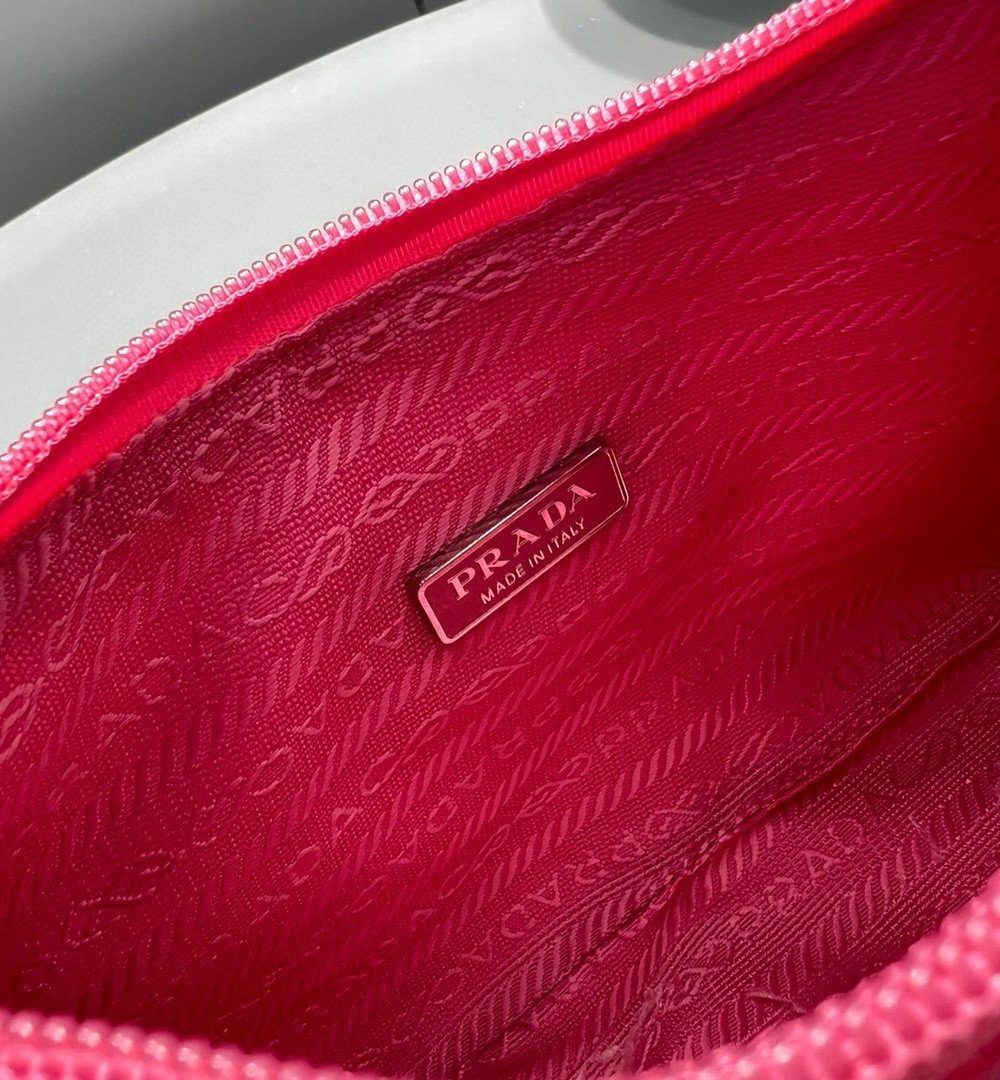 Prada Re-Nylon Re-Edition 2000 Mini-Bag Dark Pink For Women, Women's Bags 8.6in/22cm