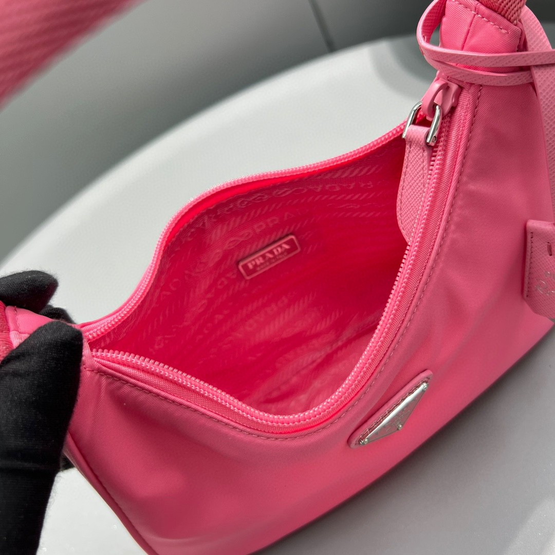Prada Re-Nylon Re-Edition 2000 Mini-Bag Dark Pink For Women, Women's Bags 8.6in/22cm - Image 7