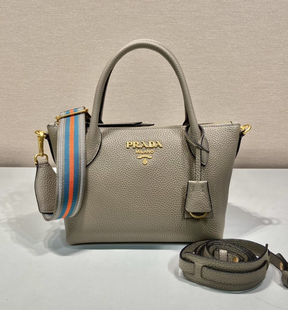 Prada Saffiano Mini Bag Beige For Women, Women's Bags 9.4in/24cm