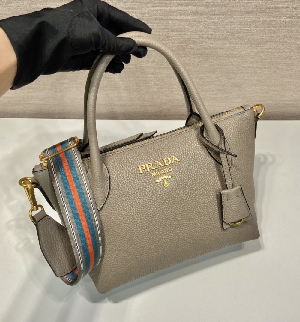 Prada Saffiano Mini Bag Beige For Women, Women's Bags 9.4in/24cm