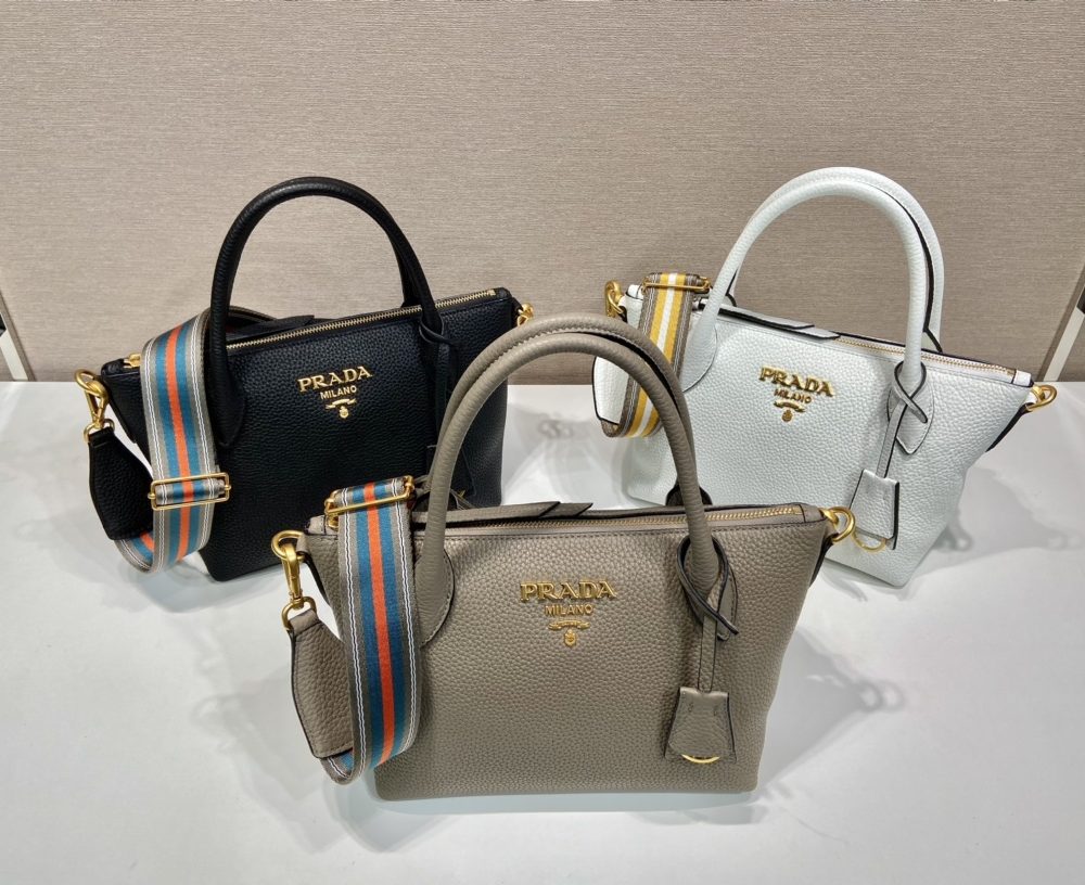 Prada Saffiano Mini Bag Beige For Women, Women's Bags 9.4in/24cm