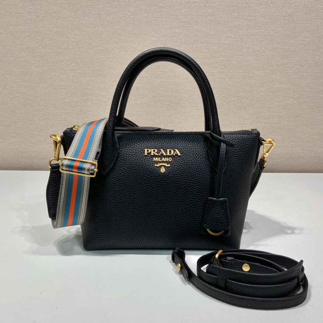 Prada Saffiano Mini Bag Black For Women, Women's Bags 9.4in/24cm - Image 6