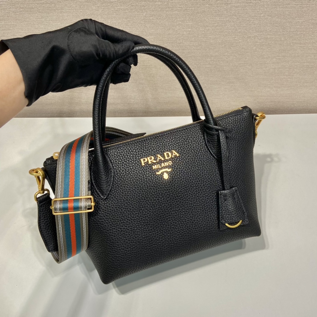 Prada Saffiano Mini Bag Black For Women, Women's Bags 9.4in/24cm - Image 5