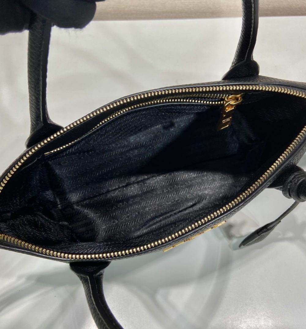 Prada Saffiano Mini Bag Black For Women, Women's Bags 9.4in/24cm