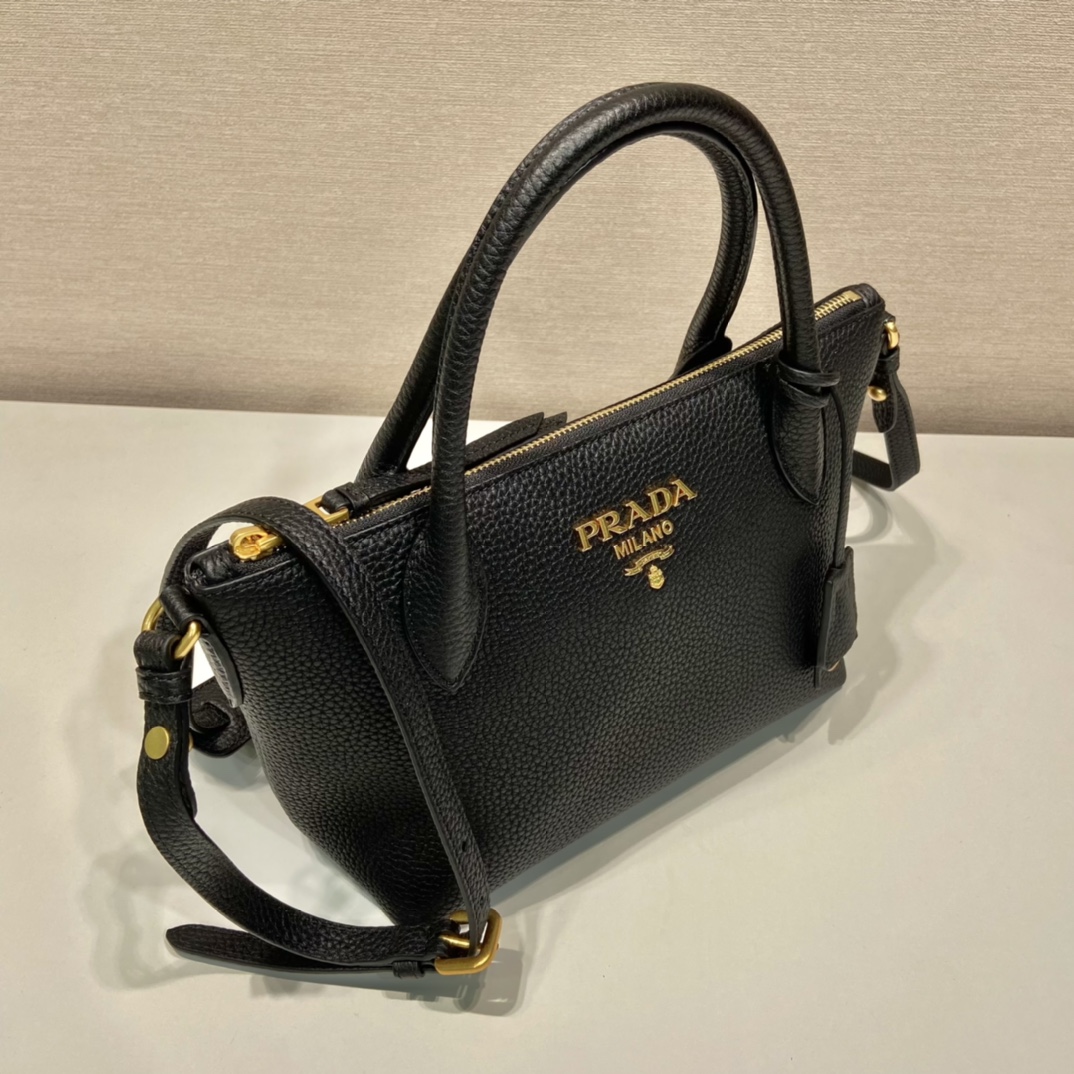 Prada Saffiano Mini Bag Black For Women, Women's Bags 9.4in/24cm - Image 10