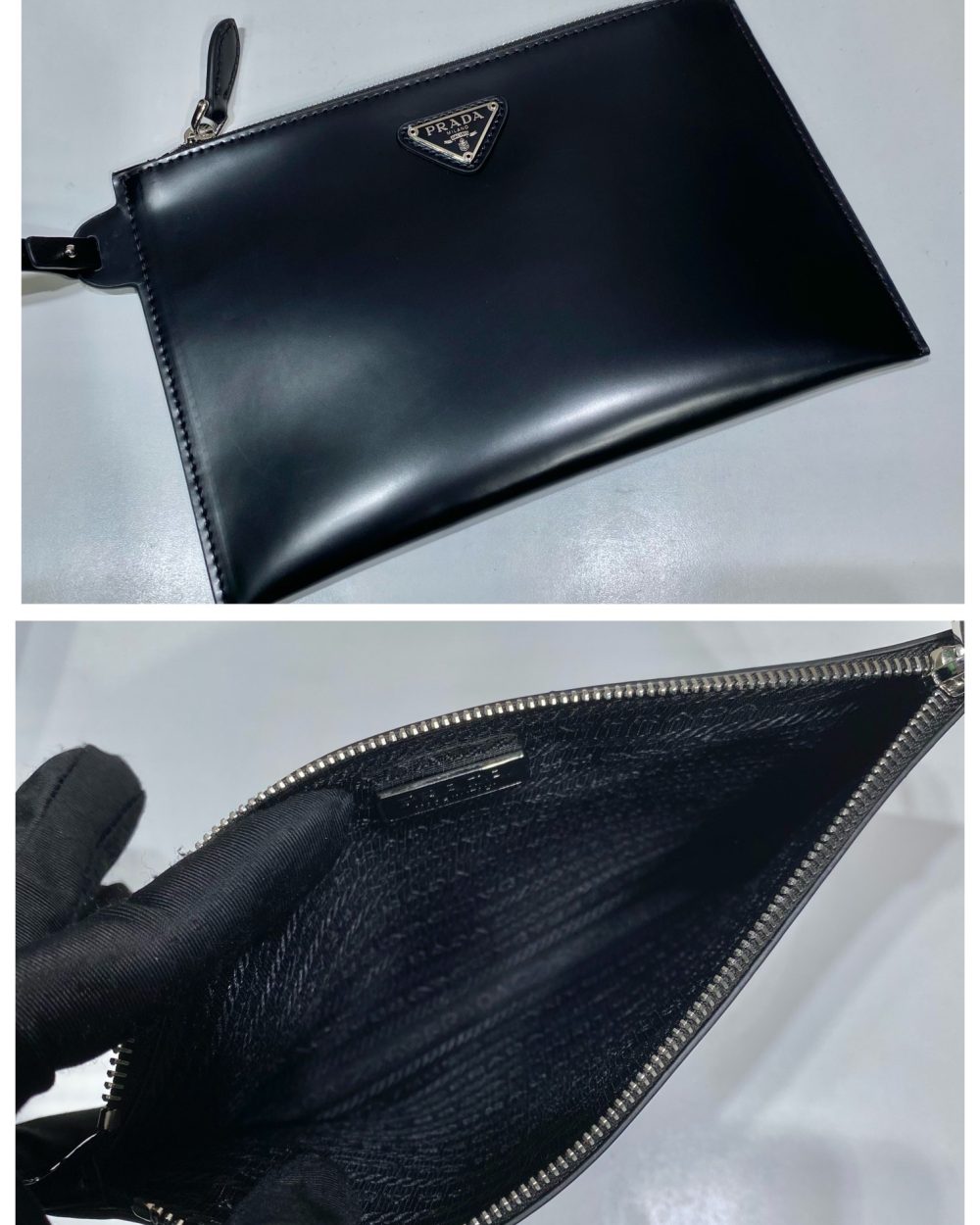 Prada Sequined Mesh Tote Bag Black For Women, Women's Bags 14.1in/36cm