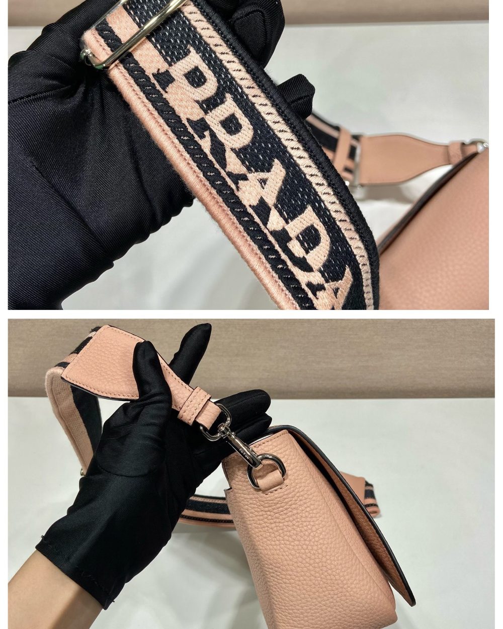 Prada Shoulder Bag Beige For Women, Women's Bags 9in/23cm 1BD314_2DKV_F02YP_V_3OO