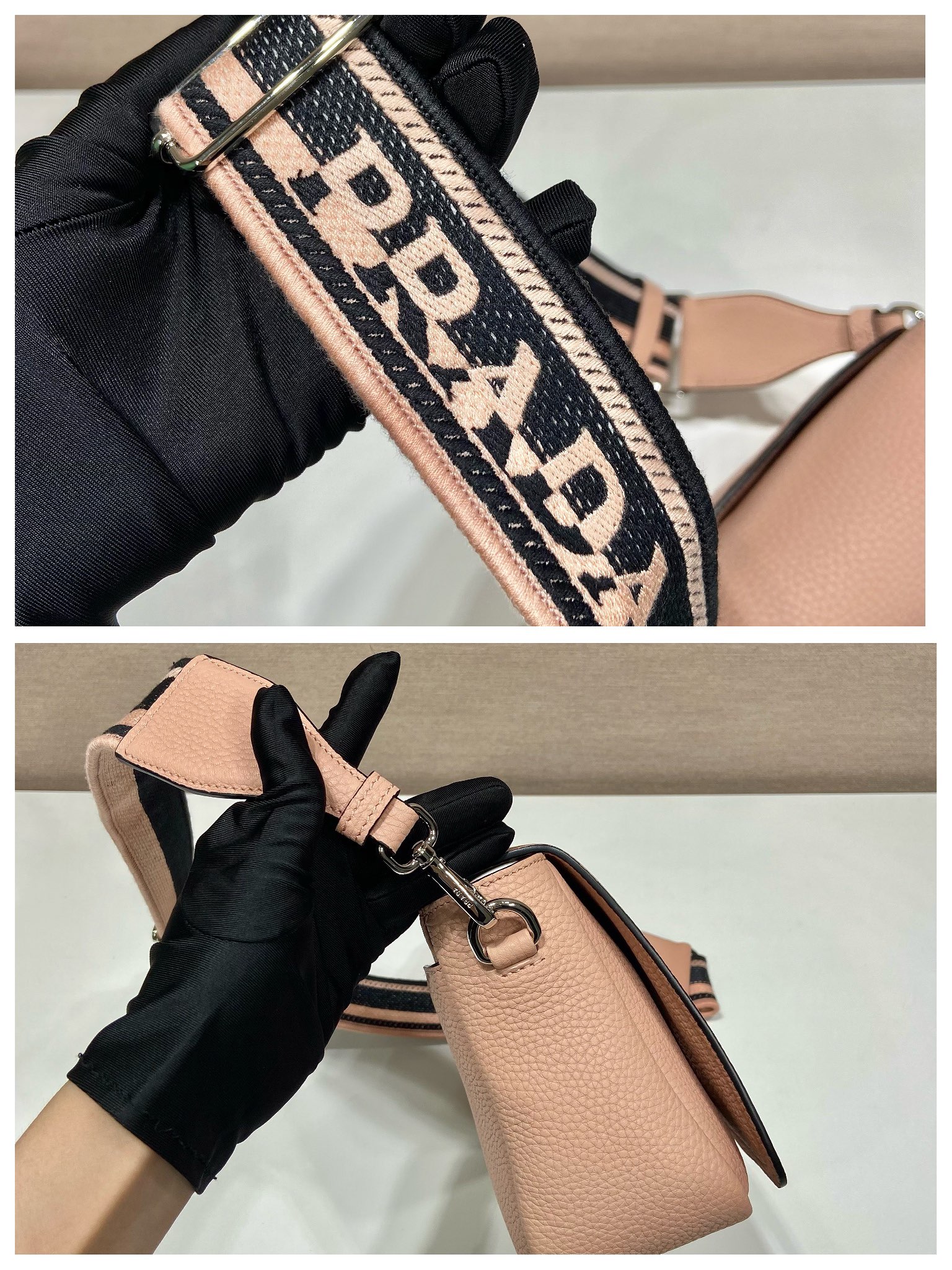 Prada Shoulder Bag Beige For Women, Women's Bags 9in/23cm 1BD314_2DKV_F02YP_V_3OO - Image 5