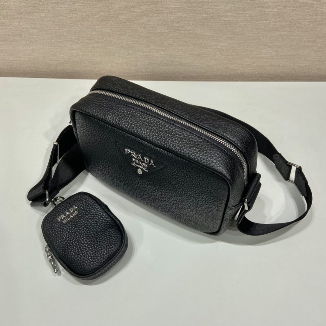 Prada Shoulder Bag Black For Women, Women's Bags 8.6in/22cm 1BH182_2DKV_F0002_V_N9O - Image 7