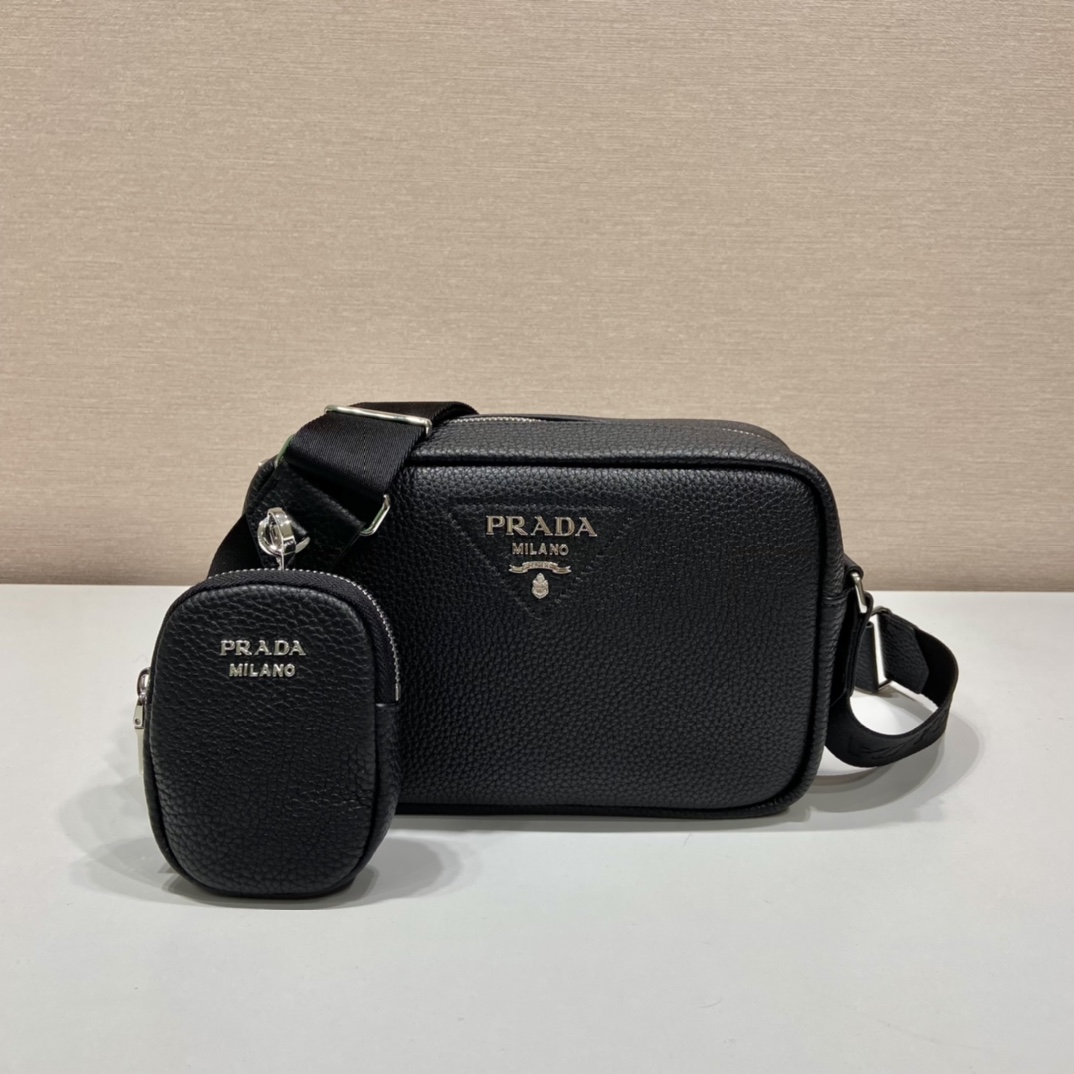 Prada Shoulder Bag Black For Women, Women's Bags 8.6in/22cm 1BH182_2DKV_F0002_V_N9O
