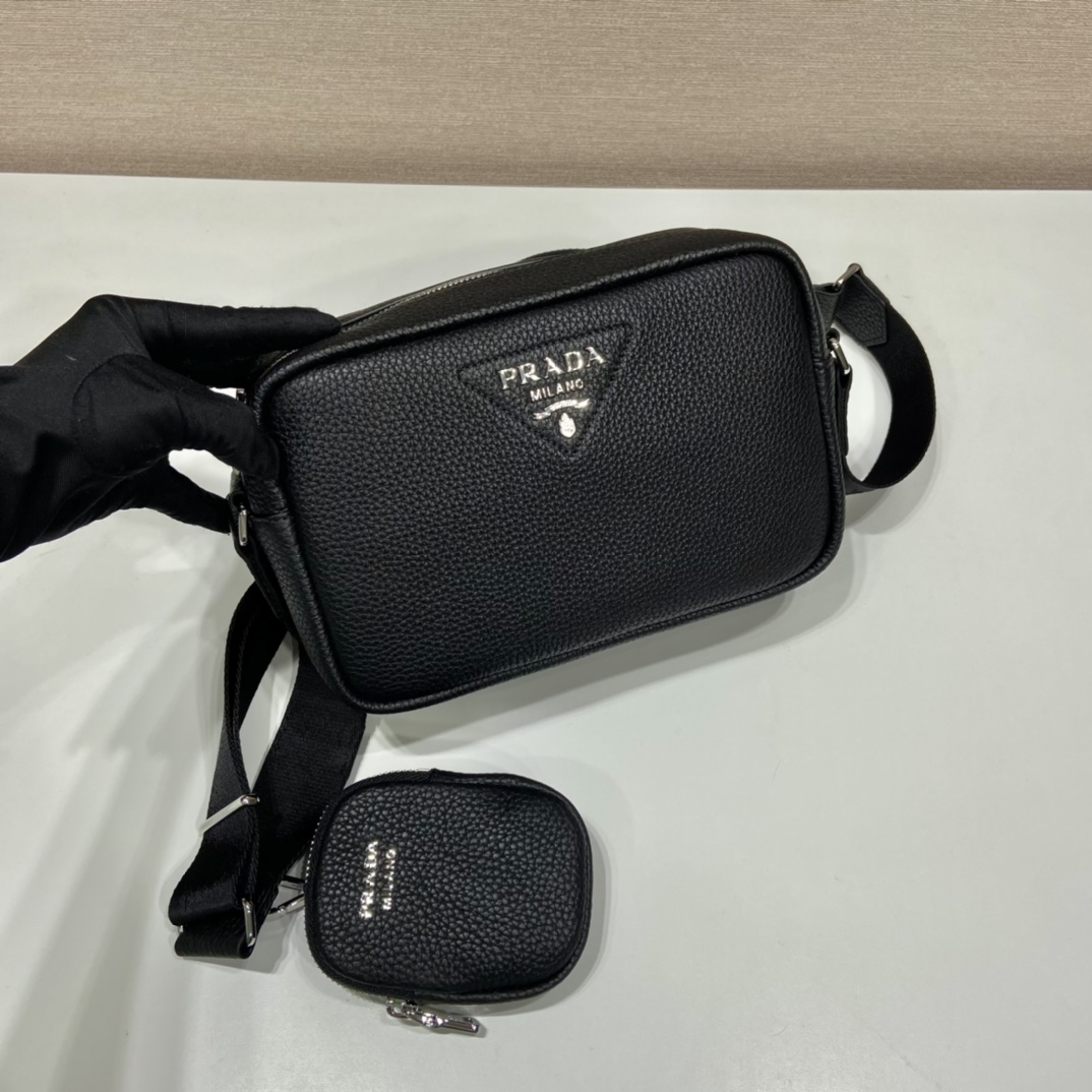 Prada Shoulder Bag Black For Women, Women's Bags 8.6in/22cm 1BH182_2DKV_F0002_V_N9O - Image 3