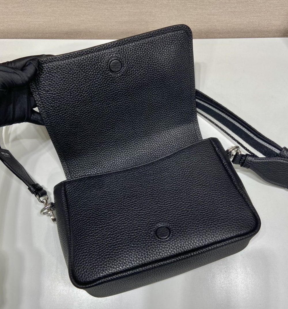 Prada Shoulder Bag Black For Women, Women's Bags 9in/23cm 1BD314_2DKV_F0002_V_3OO