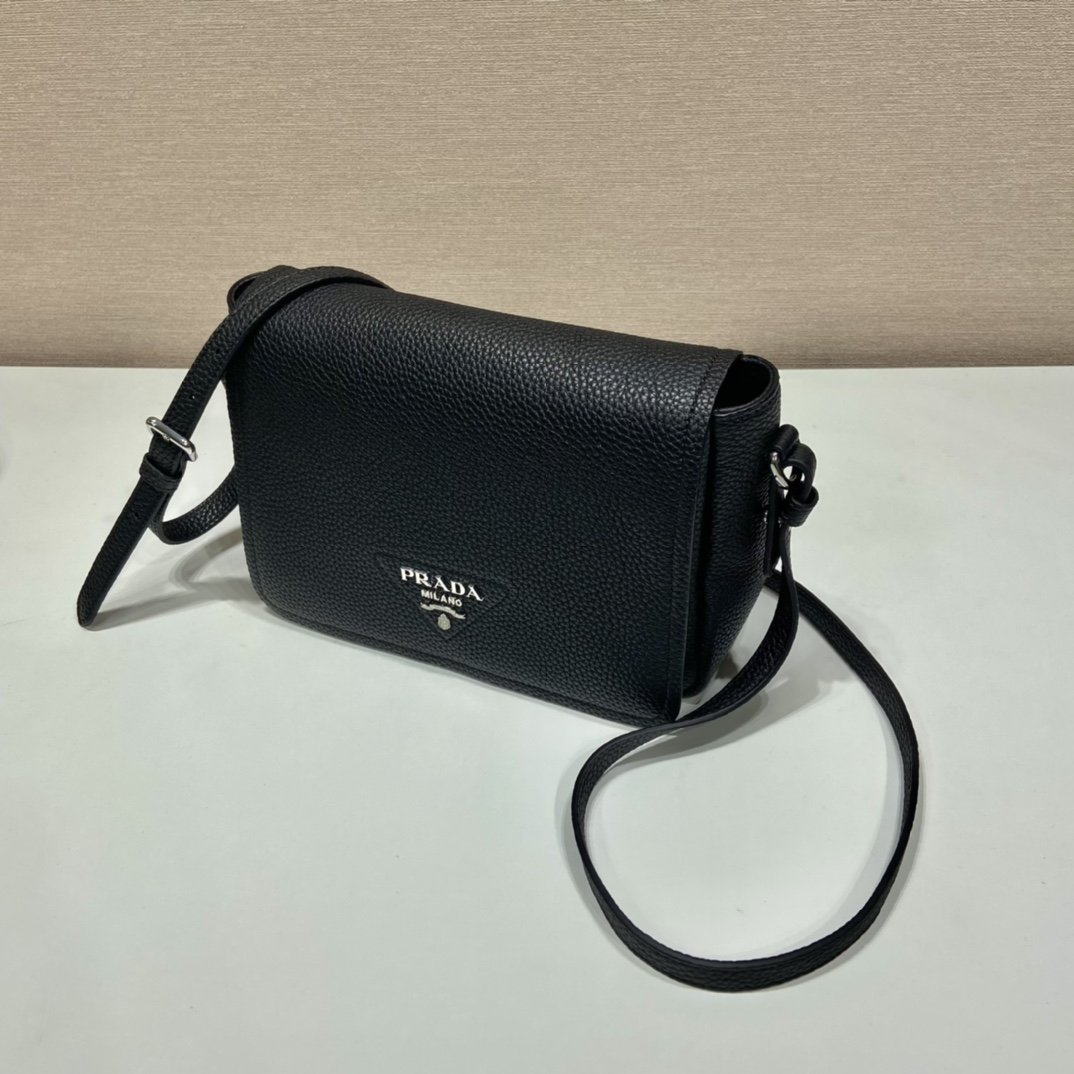 Prada Shoulder Bag Black For Women, Women's Bags 9in/23cm 1BD314_2DKV_F0002_V_3OO - Image 8