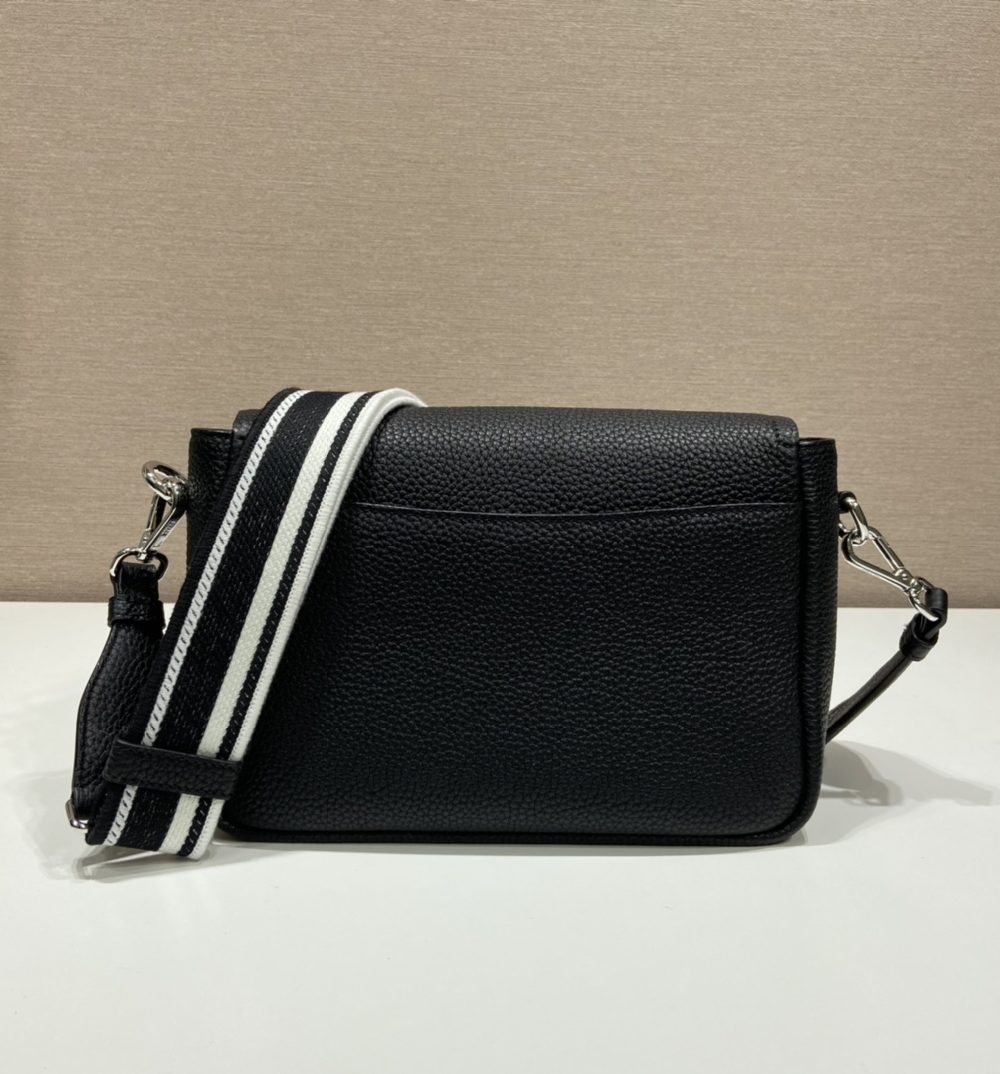 Prada Shoulder Bag Black For Women, Women's Bags 9in/23cm 1BD314_2DKV_F0002_V_3OO