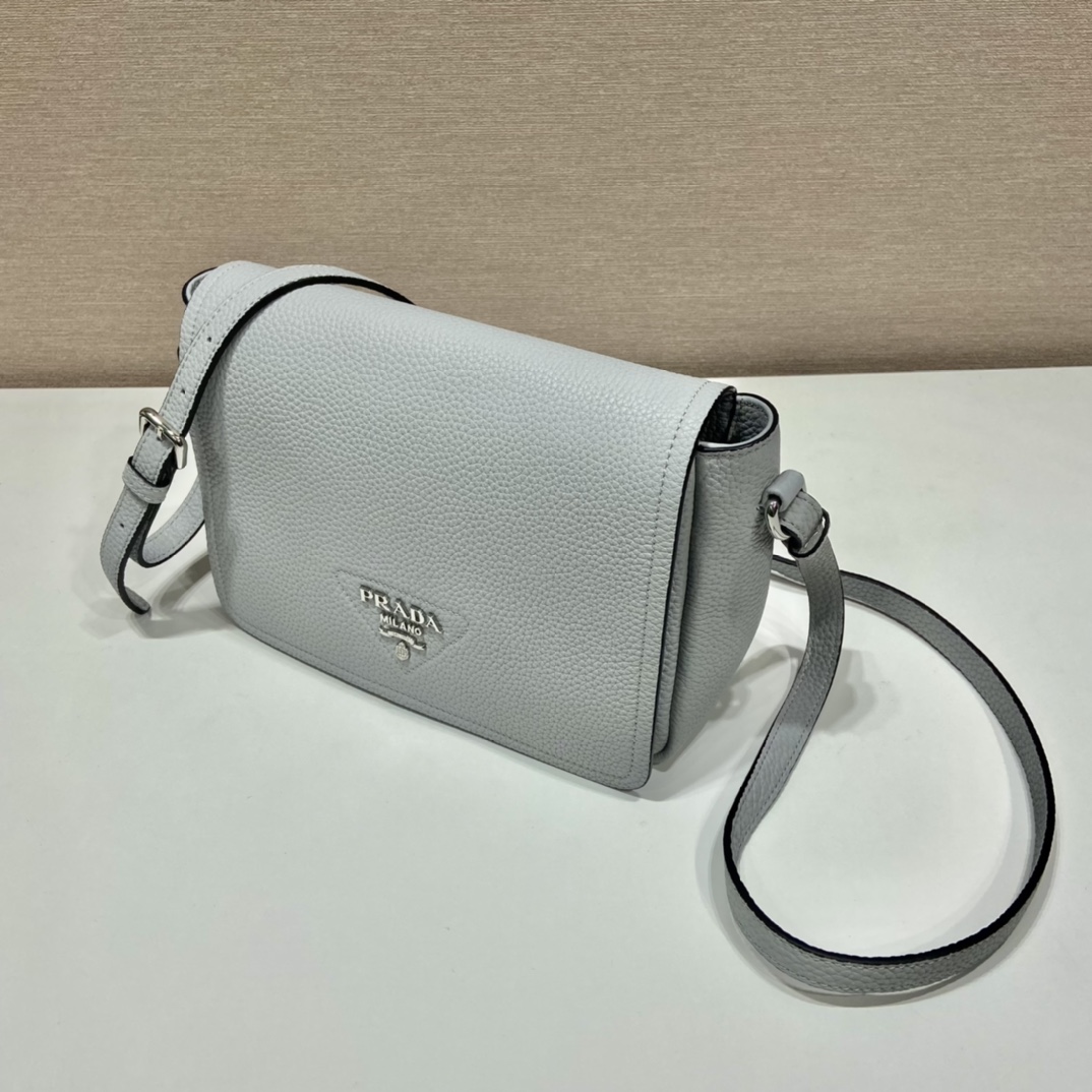 Prada Shoulder Bag Grey For Women, Women's Bags 9in/23cm 1BD314_2DKV_F010I_V_3OO - Image 2