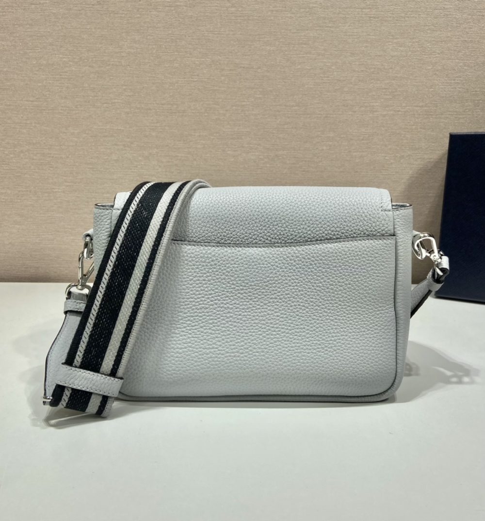 Prada Shoulder Bag Grey For Women, Women's Bags 9in/23cm 1BD314_2DKV_F010I_V_3OO