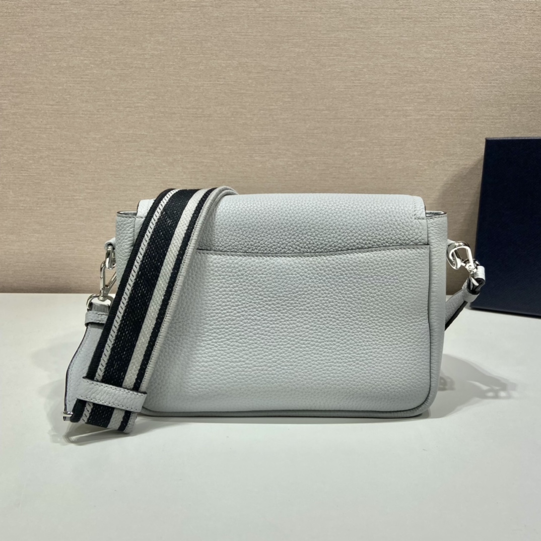 Prada Shoulder Bag Grey For Women, Women's Bags 9in/23cm 1BD314_2DKV_F010I_V_3OO - Image 5