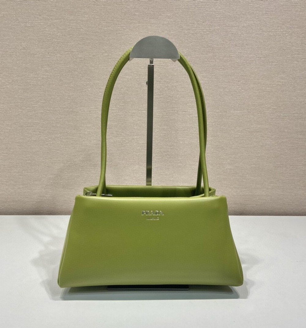 Prada Small Bag Green For Women, Women's Bags 9.8in/25cm