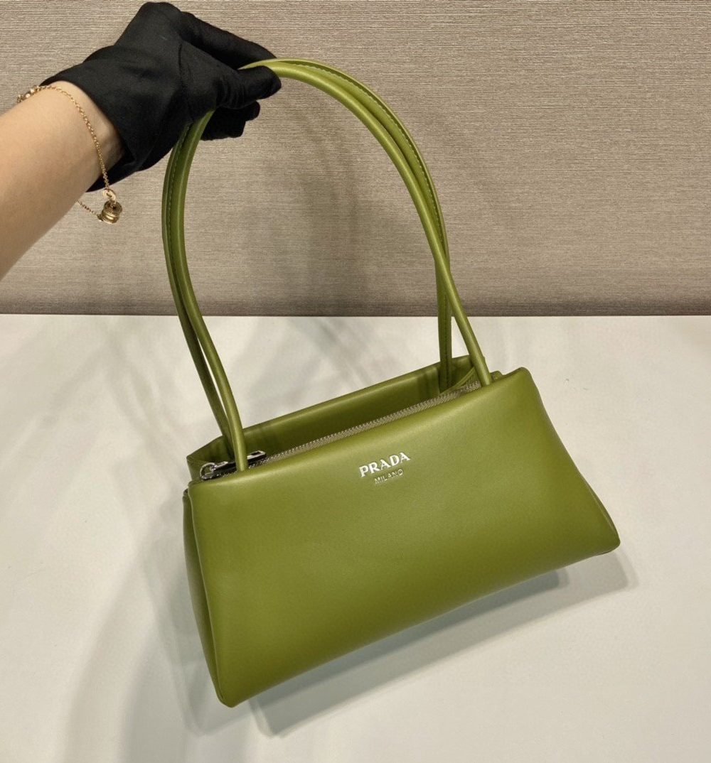 Prada Small Bag Green For Women, Women's Bags 9.8in/25cm