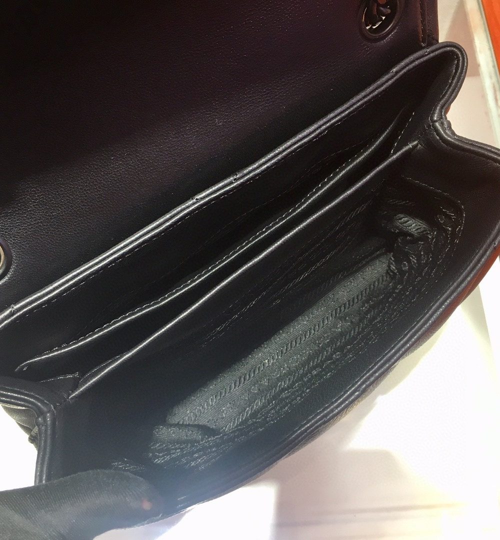 Prada Small Nappa Spectrum Bag Black For Women, Women's Bags 8.6in/22cm 1BD233_WDF0_F0ES9_V_OOO