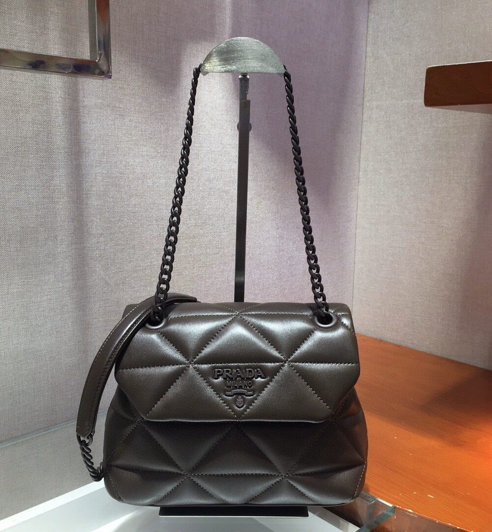 Prada Small Nappa Spectrum Bag Brown For Women, Women's Bags 8.6in/22cm