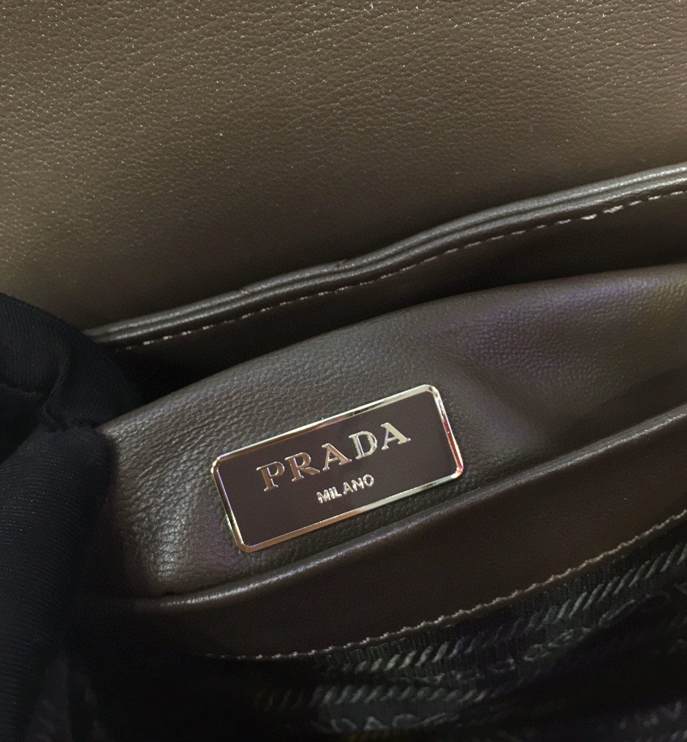 Prada Small Nappa Spectrum Bag Brown For Women, Women's Bags 8.6in/22cm