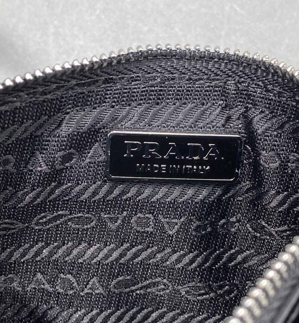 Prada Small Polka-Dot Mesh Tote Bag Black For Women, Women's Bags 8.6in/22cm 1BG417_2DZ9_F0002_V_OOO