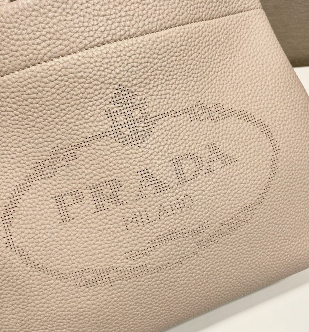 Prada Small Tote Beige For Women, Women's Bags 12.6in/32cm