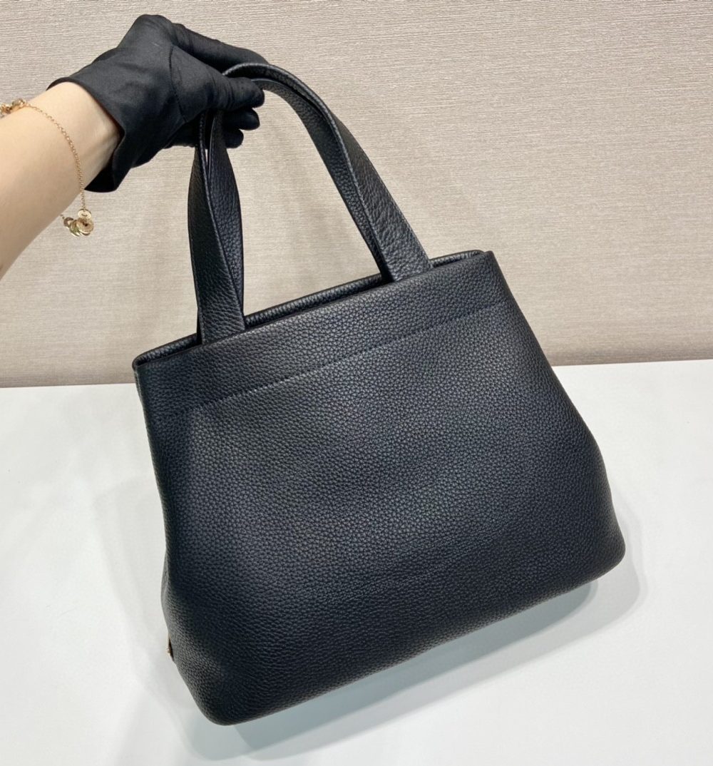 Prada Small Tote Black For Women, Women's Bags 12.6in/32cm