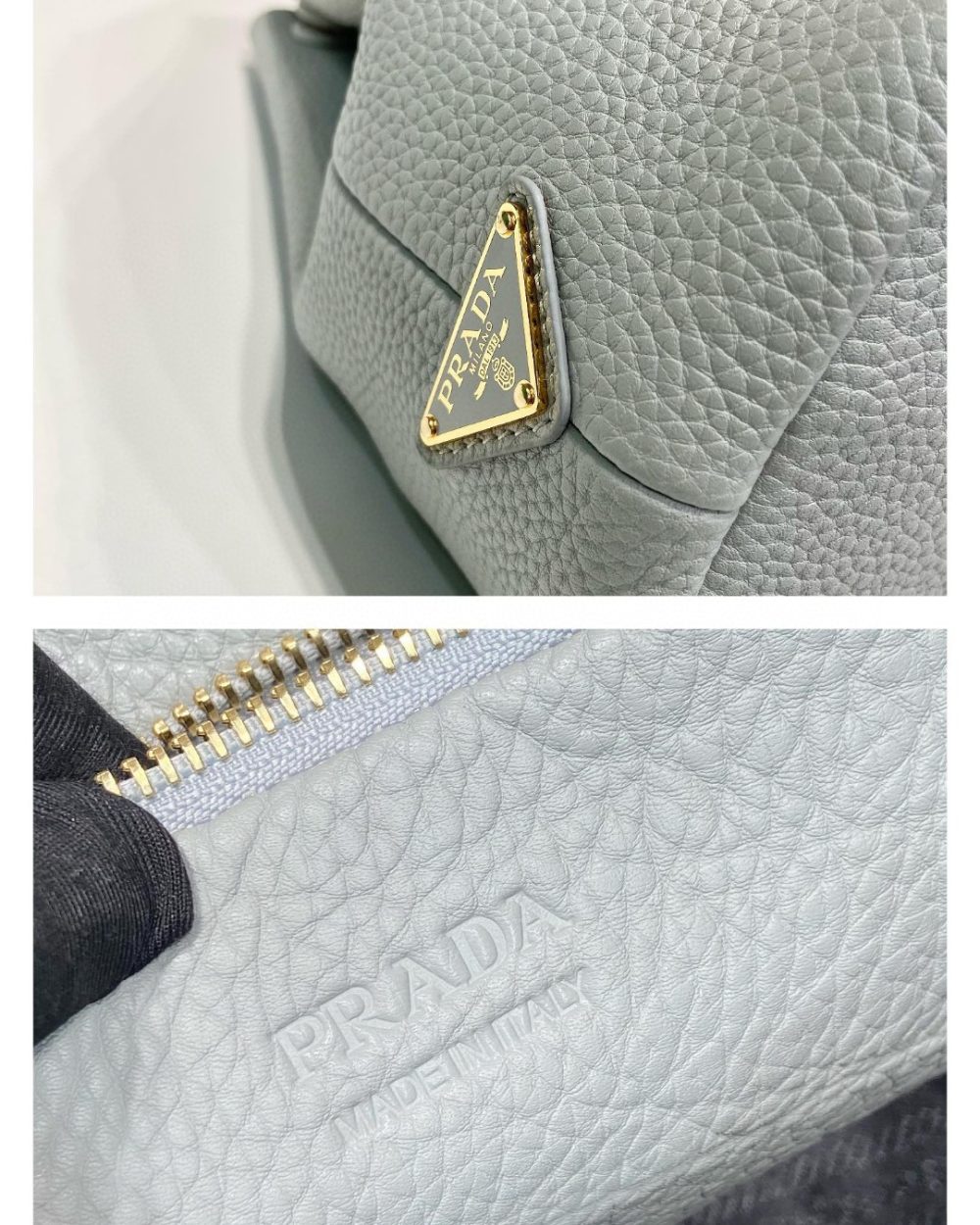 Prada Small Tote Grey For Women, Women's Bags 12.6in/32cm