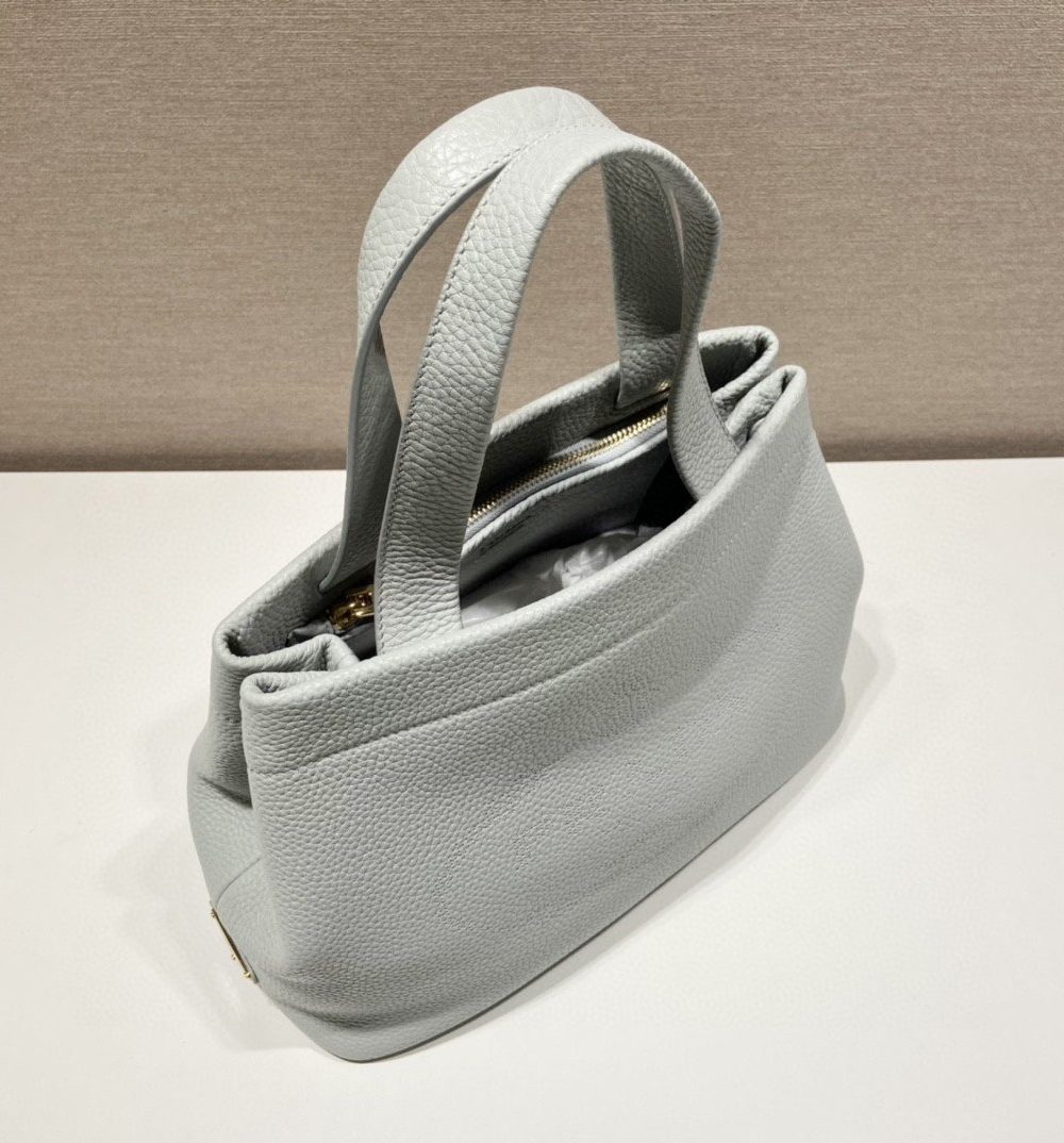 Prada Small Tote Grey For Women, Women's Bags 12.6in/32cm
