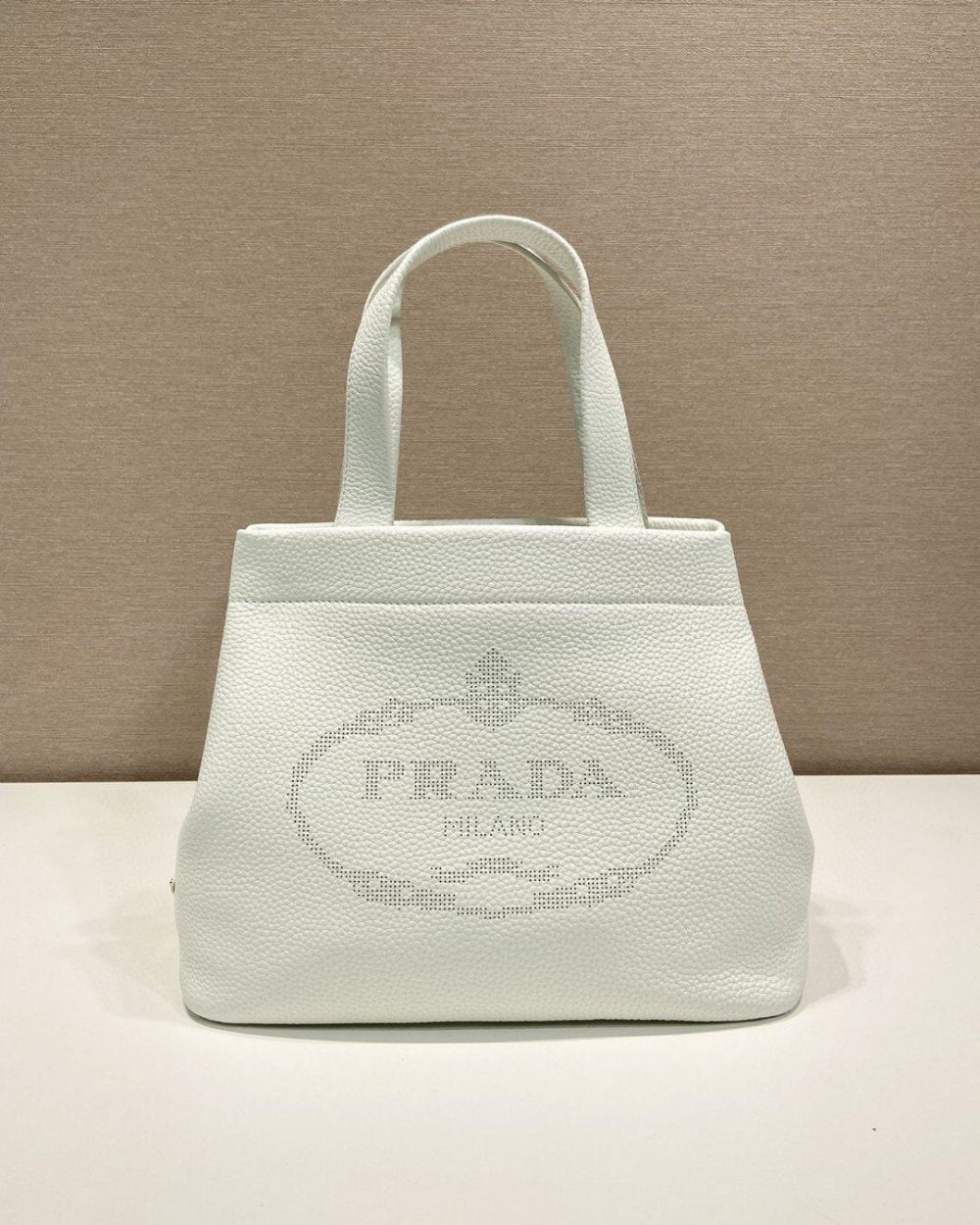 Prada Small Tote White For Women, Women's Bags 12.6in/32cm