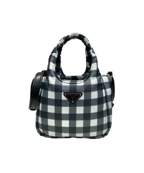 Prada Soft Padded Re-Nylon Mini-Bag White For Women 7.1in/18cm