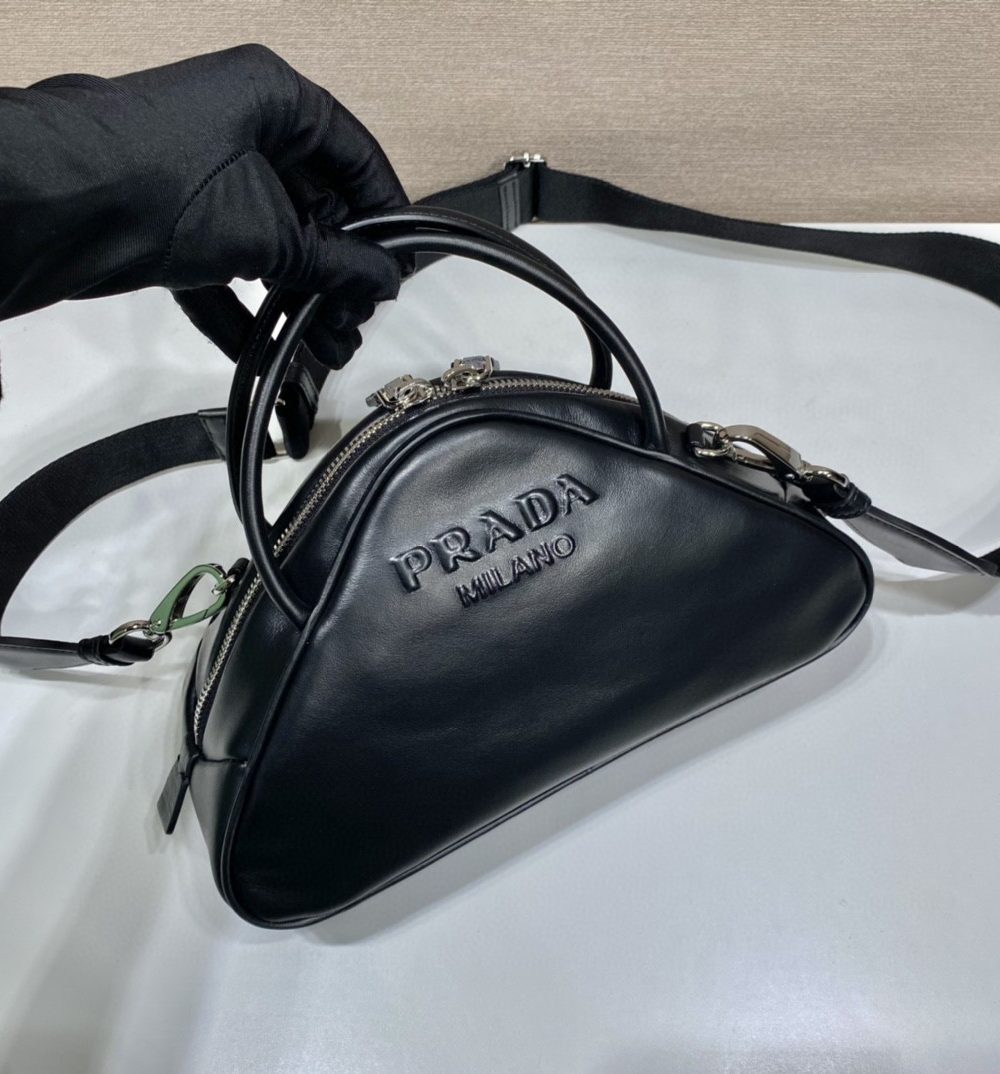 Prada Triangle Bag Black For Women, Women's Bags 9.8in/25cm 1BB082_2BYA_F0002_V_NEO