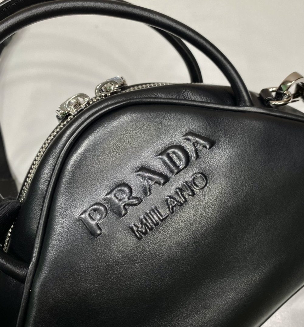 Prada Triangle Bag Black For Women, Women's Bags 9.8in/25cm 1BB082_2BYA_F0002_V_NEO
