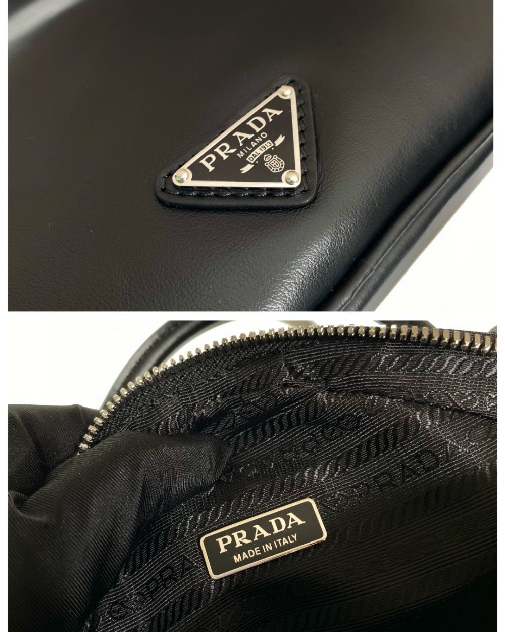 Prada Triangle Bag Black For Women, Women's Bags 9.8in/25cm 1BB082_2BYA_F0002_V_NEO