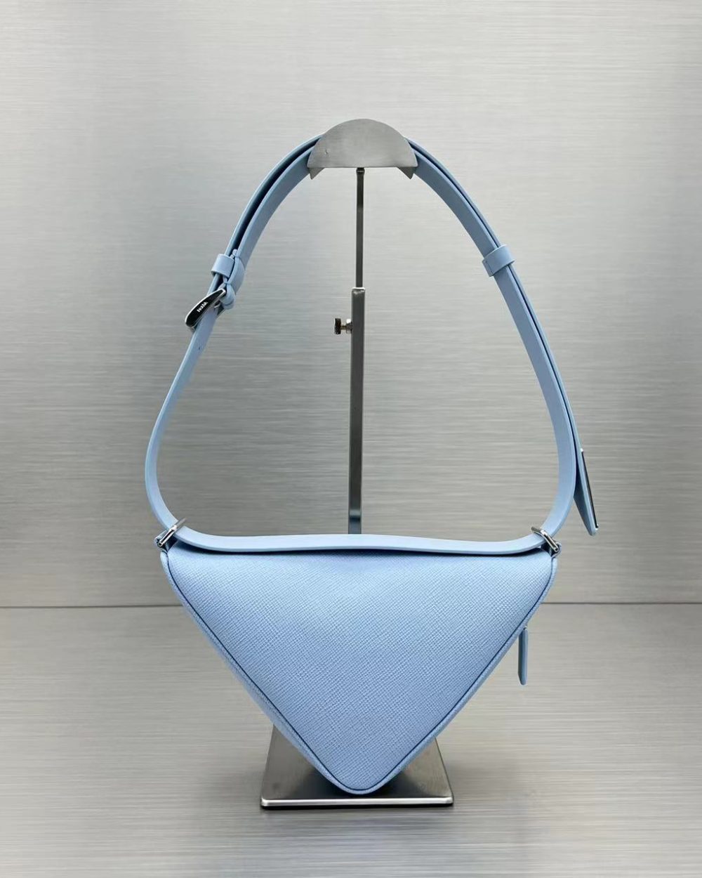 Prada Triangle Mini Bag Blue For Women, Women's Bags 9.8in/25cm