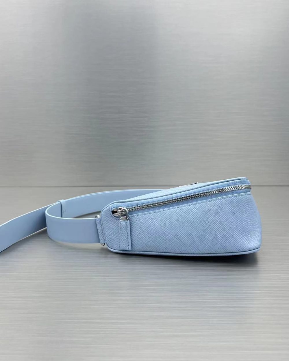 Prada Triangle Mini Bag Blue For Women, Women's Bags 9.8in/25cm