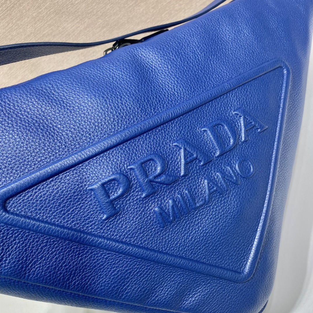 Prada Triangle Pouch Blue For Women, Women's Bags 12.2in/31cm - Image 2