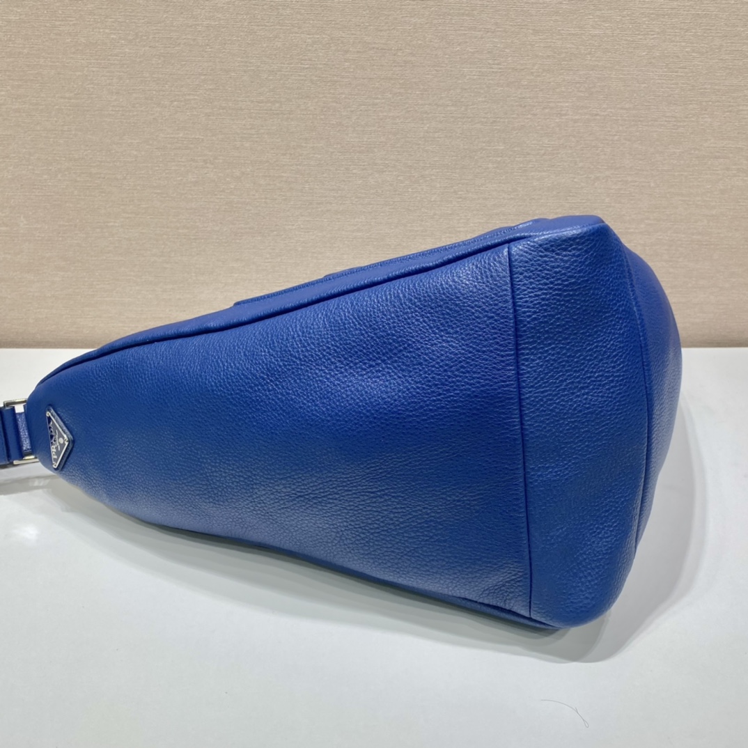 Prada Triangle Pouch Blue For Women, Women's Bags 12.2in/31cm - Image 6