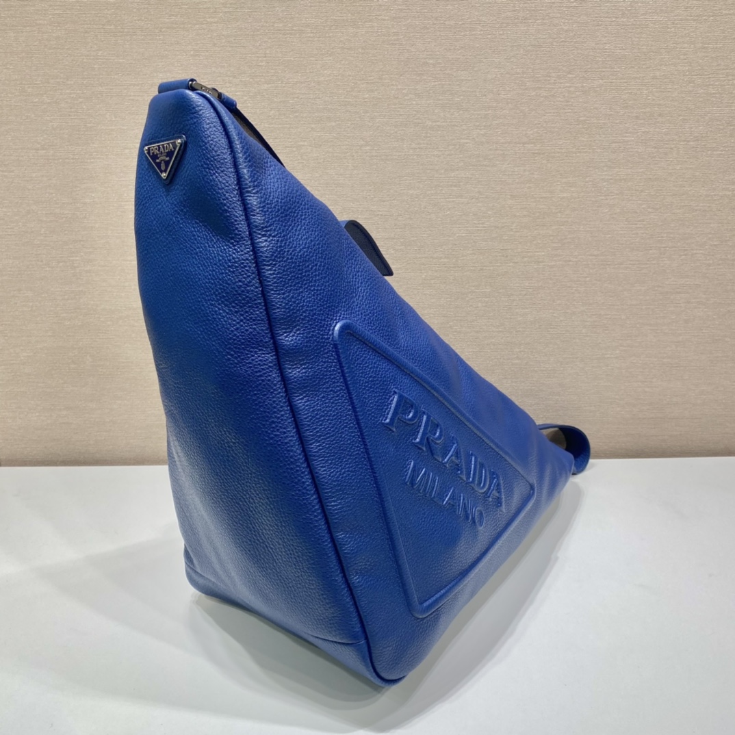 Prada Triangle Pouch Blue For Women, Women's Bags 12.2in/31cm - Image 5
