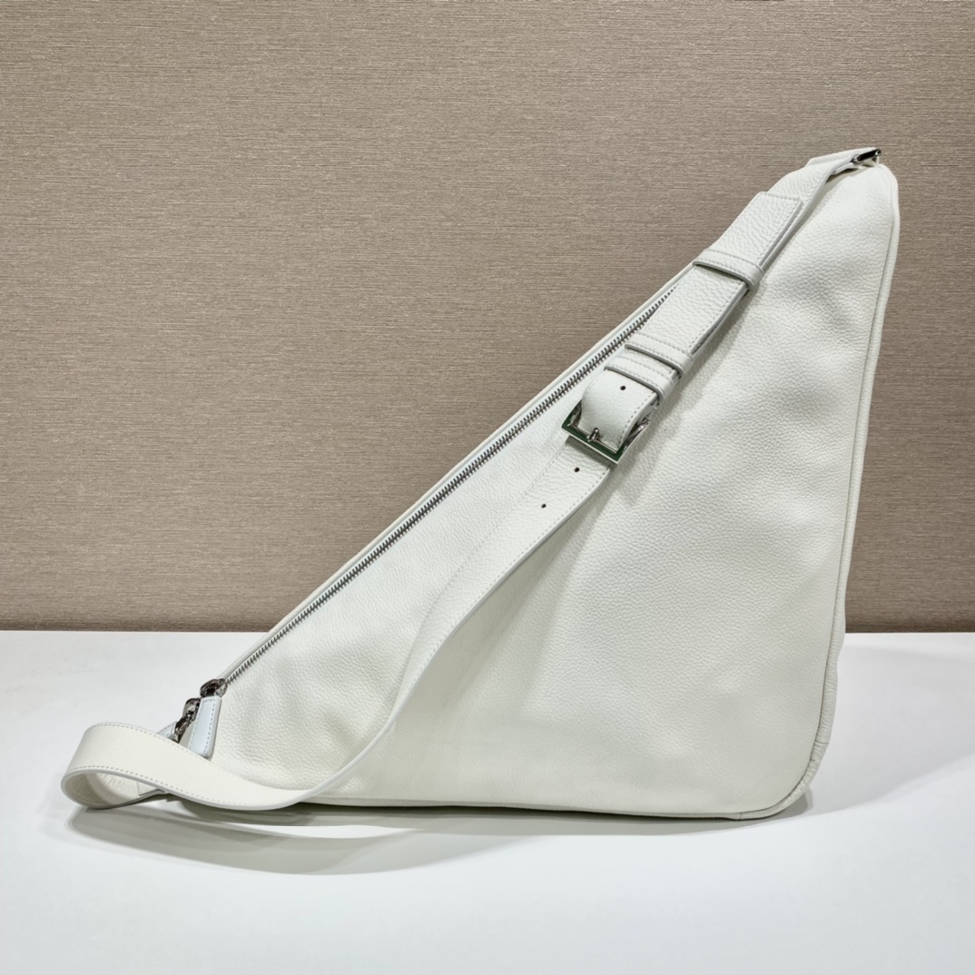 Prada Triangle Pouch White For Women, Women's Bags 12.2in/31cm - Image 3