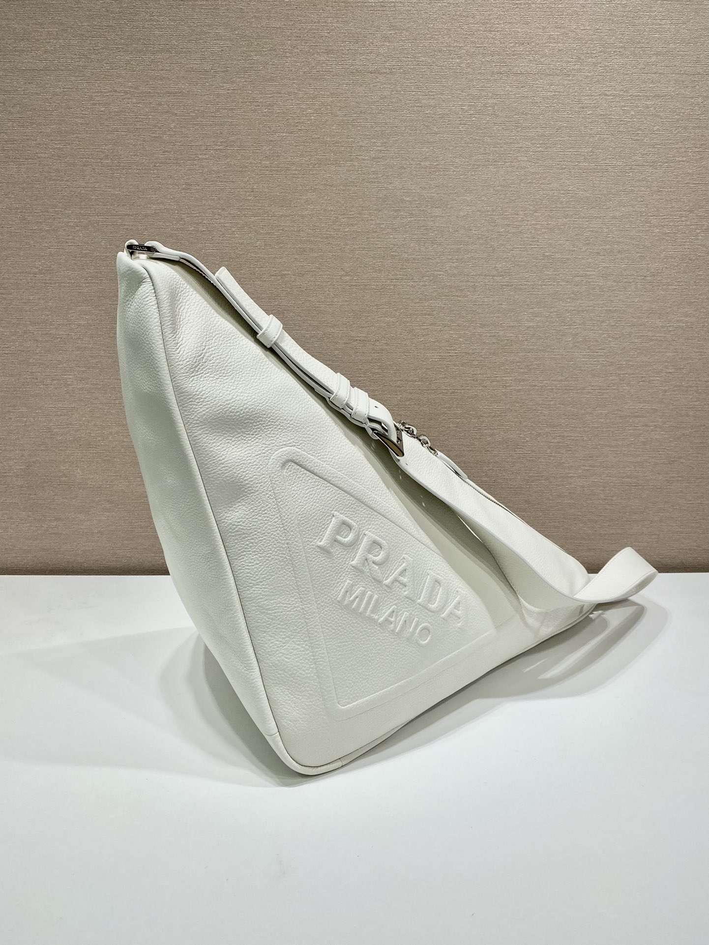 Prada Triangle Pouch White For Women, Women's Bags 12.2in/31cm