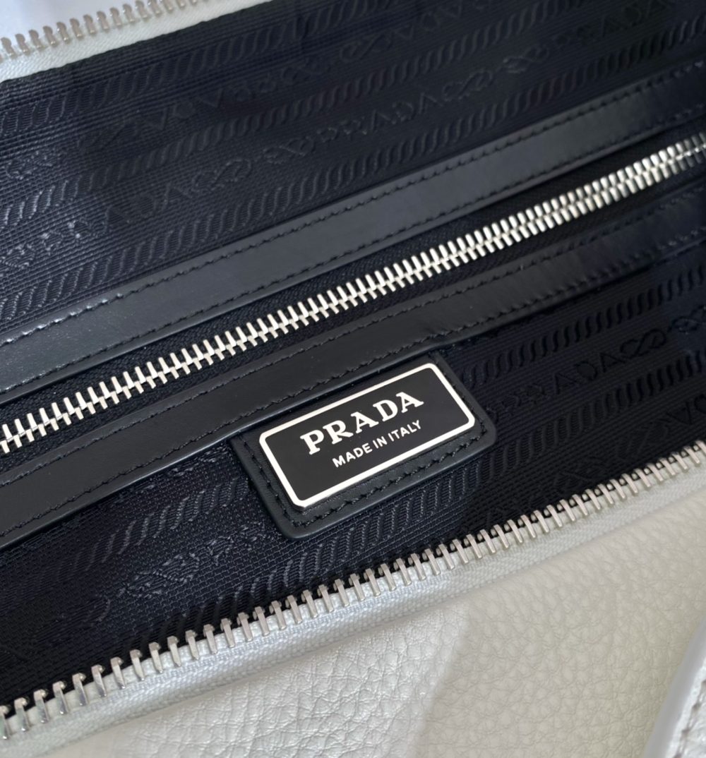 Prada Triangle Pouch White For Women, Women's Bags 12.2in/31cm